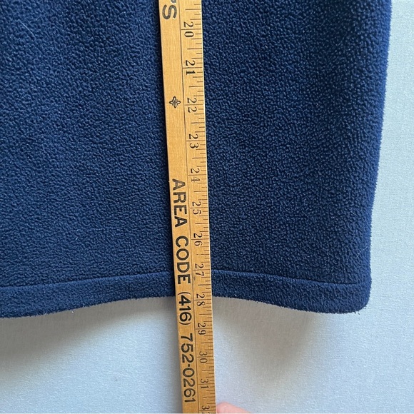 L.A Dodgers Vintage Lands’ End fleece full zip up Vest Sz L - Picture 10 of 10